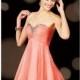 Beaded Ruched Strapless Dress by Alyce Sweet 16 3598 - Bonny Evening Dresses Online 