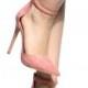 Blush Faux Suede Ankle Strap Pointed Toe Pumps @ Cicihot Heel Shoes Online Store Sales:Stiletto Heel Shoes,High Heel Pumps,Womens High Heel Shoes,Prom Shoes,Summer Shoes,Spring Shoes,Spool Heel,Womens Dress Shoes