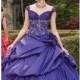 Embroidered Gown by Vizcaya by Mori Lee - Color Your Classy Wardrobe