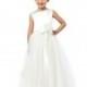 Dessy Satin Tulle Flower Girl Dress FL4030 - Brand Prom Dresses