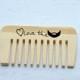 Pocket Beard comb wooden Travel comb Personalized beard grooming kit Custom Engraved comb Anniversary gift for Boyfriend gift Birthday gift