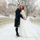 A Central Park Elopement In The Snow