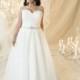 Plus-Size Dresses Francesco by Callista - Ivory  White Lace  Tulle Floor Sweetheart  Strapless Wedding Dresses - Bridesmaid Dress Online Shop