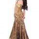 Johnathan Kayne Gold Sequin One Shoulder Prom Dress 510 - Brand Prom Dresses