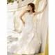 2017  Tasteful  Sweetheart Strapless  A-line Ruffled Tiered Court Train Satin Wedding Dress - dressosity.com
