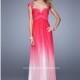 Indigo La Femme 20444 - Chiffon Open Back Dress - Customize Your Prom Dress