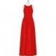 Red Azazie Harper - Chiffon Scoop Floor Length Back Zip Dress - Cheap Gorgeous Bridesmaids Store
