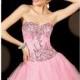 Embellished Strapless Tulle Dress by Alyce Sweet 16 3596 - Bonny Evening Dresses Online 
