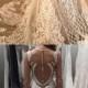 Fabulous Jewel Sleeveless Sheath Lace Wedding Dress With Detachable Train Illusion Back