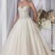Style T182062 by Jasmine Couture - Ivory  White Beaded  Organza Floor Sweetheart  Strapless Ballgown Wedding Dresses - Bridesmaid Dress Online Shop