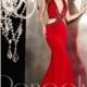 Red Panoply 14721 - Cut-outs Jersey Knit Open Back Sexy Dress - Customize Your Prom Dress