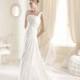 Elegant Sheath/ Column Chiffon Floor Length One Shoulder Wedding Dress With Ruching - Compelling Wedding Dresses