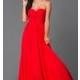 Strapless Prom Dress with Lace Up Back - Brand Prom Dresses