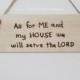 Bible Scripture Wall Sign, Custom Wood Sign ,Bible Verse Wall Art, Joshua 24:15, As For Me And My House, Religious  Wall Hanging , Quote ,