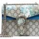 Gucci Dionysus Mini Suede-trimmed Printed Coated Canvas Shoulder Bag