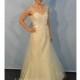 Lea-Ann Belter - Spring 2014 - Ivory A-Line Wedding Dress with Lace Applique Bodice and Tulle Skirt - Stunning Cheap Wedding Dresses