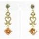 Helens Heart Earrings JE-X005045-G-Topaz Helen's Heart Earrings - Rich Your Wedding Day