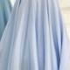 A Line Sky Blue Backless Long Satin Prom Dresses,HS056 From SIMI Bridal Dresses