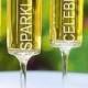 'Celebrate!' Contemporary Champagne Flutes