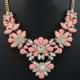 New Design High Quality Jewelry Fashion Women Color Acrylic Statement Collar Necklace Necklaces & Pendants