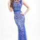 Rachel Allan Prom 6853 Royal/Nude,Turquoise/Nude,Fuchsia/Nude Dress - The Unique Prom Store