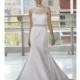 Rivini - Spring 2013 - Collette Sleeveless Silk A-Line Wedding Dress with an Illusion Tulle Neckline - Stunning Cheap Wedding Dresses