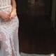 Sexy Scoop Sleeveless Mermaid Court Train Lace Wedding Dress With Sash Legslit