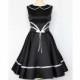 Petticoat dress evening dress black - Hand-made Beautiful Dresses