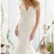 Net Mermaid Gown by Bridal by Mori Lee - Color Your Classy Wardrobe
