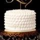 Love Cake Topper With Heart Flourish