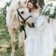 This Bride's Family Estate   White Horses Make For A Dreamworthy Wedding