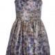 Womens Halter Floral Print Party Dress