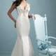 Allure Bridals 9219 Wedding Dress - Fit and Flare Allure Bridals Long V Neck Wedding Dress - 2017 New Wedding Dresses