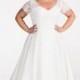 Olia Zavozina Elizabeth Beaded Lace Bodice A-Line Gown (Plus Size) (In Selected Stores Only) 