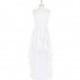 White Azazie Abbie - Sweetheart Asymmetrical Chiffon Back Zip Dress - Cheap Gorgeous Bridesmaids Store