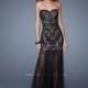 La Femme 21114 Tulle Evening Dress - Brand Prom Dresses