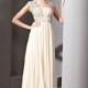 New Arrival Sheath-Column Square Floor Length Chiffon Evening Dress with Beading and Pleating COSF14024 - Top Designer Wedding Online-Shop