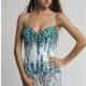 Beaded Spaghetti Dress by Dave and Johnny 9492 - Bonny Evening Dresses Online 