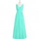 Spa Azazie Ellen - V Neck V Back Floor Length Chiffon And Lace Dress - Cheap Gorgeous Bridesmaids Store