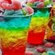 Rainbow Sour Burst Cocktail - TipsyBartender.com