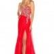 MacDuggal Flash 48002L Crystal Sequin Gown - Brand Prom Dresses