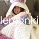 Sparkling  Hooded unicorn blanket, unicorn blanket, rainbow unicorn baby-adult sizes, crochet unicorn blanket, unicorns