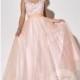 Blush/Nude Studio 17 12580 - Chiffon Dress - Customize Your Prom Dress