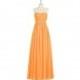 Tangerine Azazie Milagros - Sweetheart Floor Length Chiffon Back Zip Dress - Cheap Gorgeous Bridesmaids Store