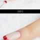 Red Scalloped Nails