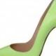 Christian Louboutin So Kate 120 Pigalle Neon Yellow Patent Pumps Shoes