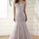 Plus-Size Dresses Style D2116 by Essense of Australia - Ivory  White  Blush Lace Floor Sweetheart  Strapless Wedding Dresses - Bridesmaid Dress Online Shop