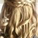 Prettiest Braids And Waves Half Up Half Down Hairstyle For Romantic Brides