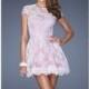 Beaded Lace Dress by La Femme 19811 - Bonny Evening Dresses Online 