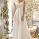 Voyage by Mori Lee 6778 Chiffon Lace Wedding Dress - Crazy Sale Bridal Dresses